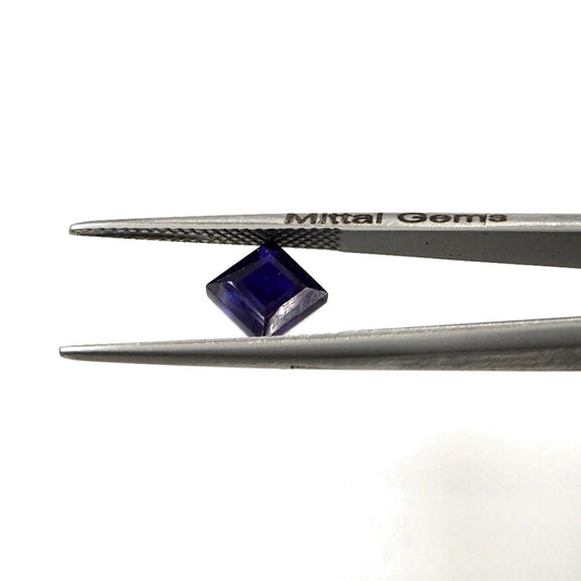 Natural Bangkok Blue Sapphire Calibrated Squares | 7mm & 8mm