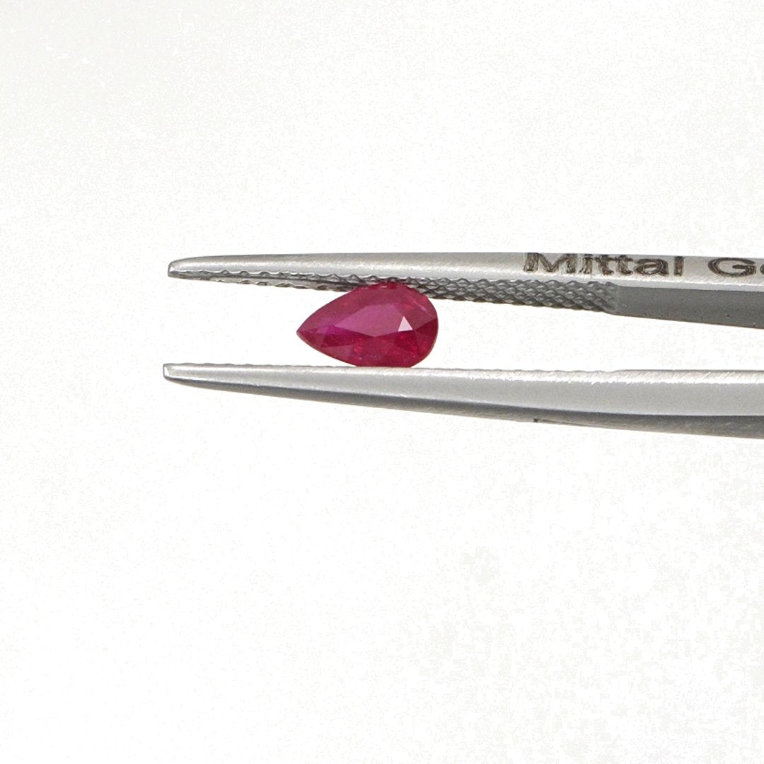 Natural Untreated Burma Ruby Calibrated Pears | 3x5mm & 4x6mm