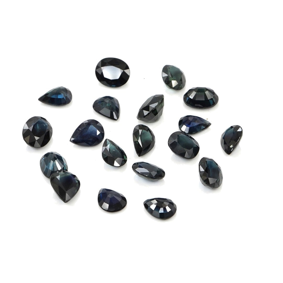 Natural Untreated Blue Sapphire Calibrated Ovals | 5x7mm & 6x8mm