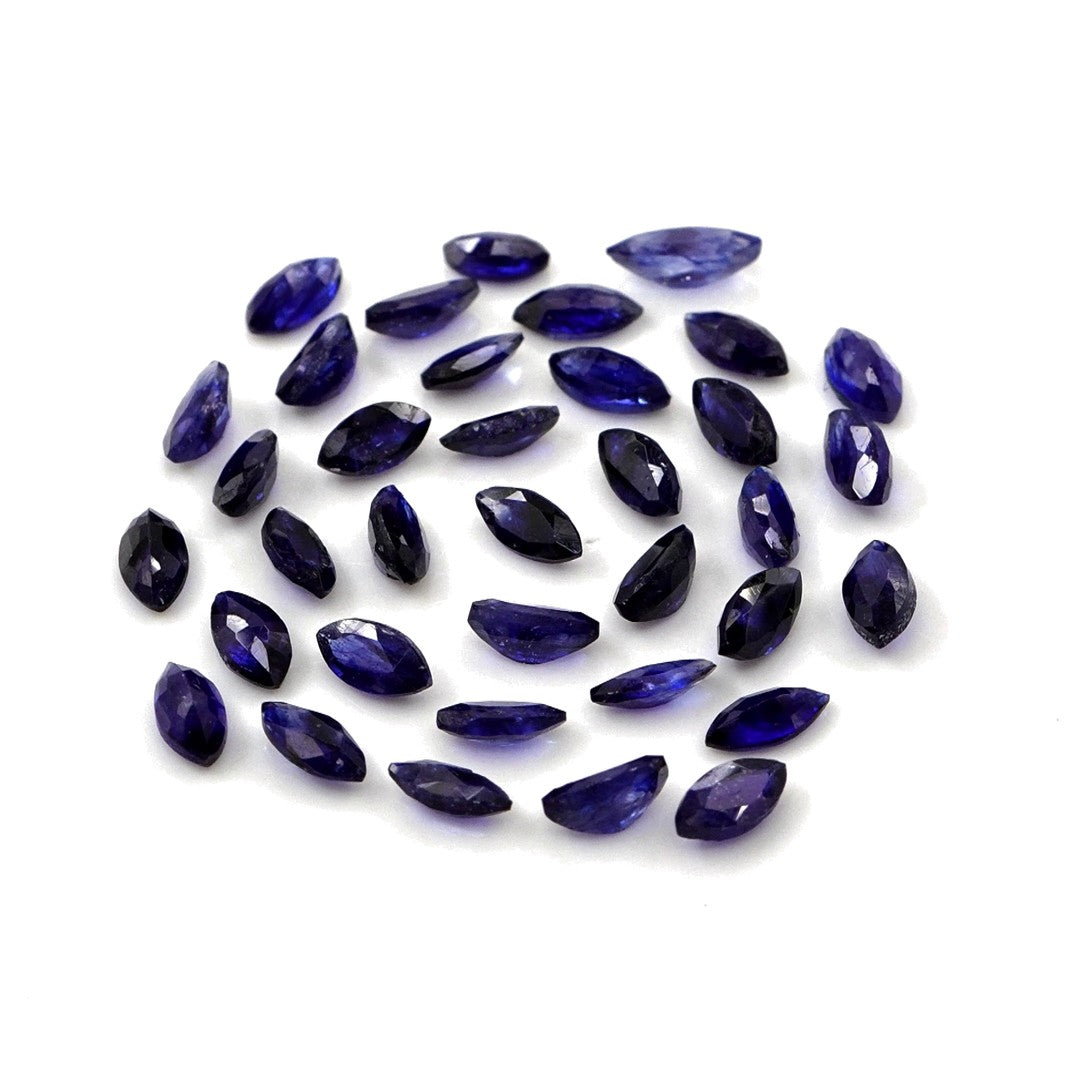 Natural Bangkok Blue Sapphire Calibrated Marquise | 2x4mm & 2.5x5mm