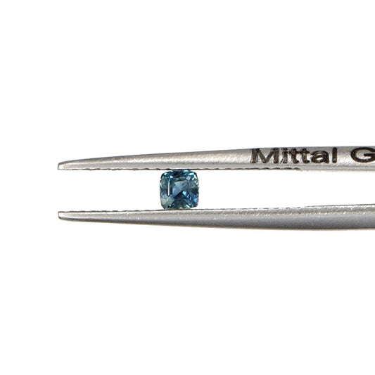 Natural Untreated Australian Teal Sapphire Calibrated Cushions | 3mm & 3.5mm