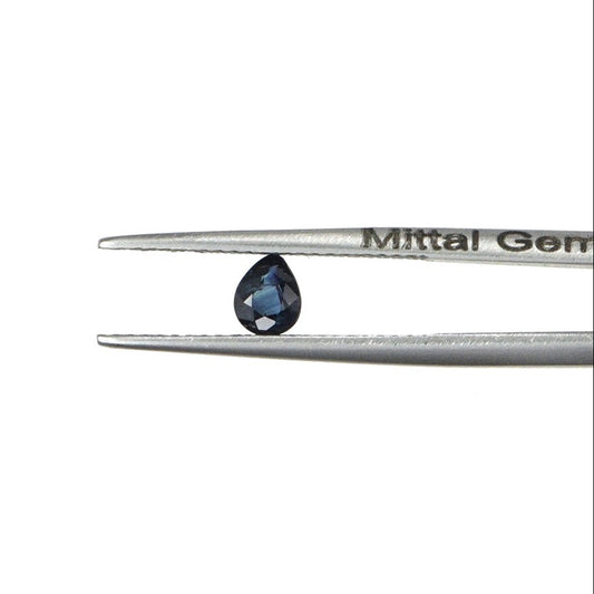 Natural Untreated Blue Sapphire Calibrated Pears | 3x4mm & 4x5mm
