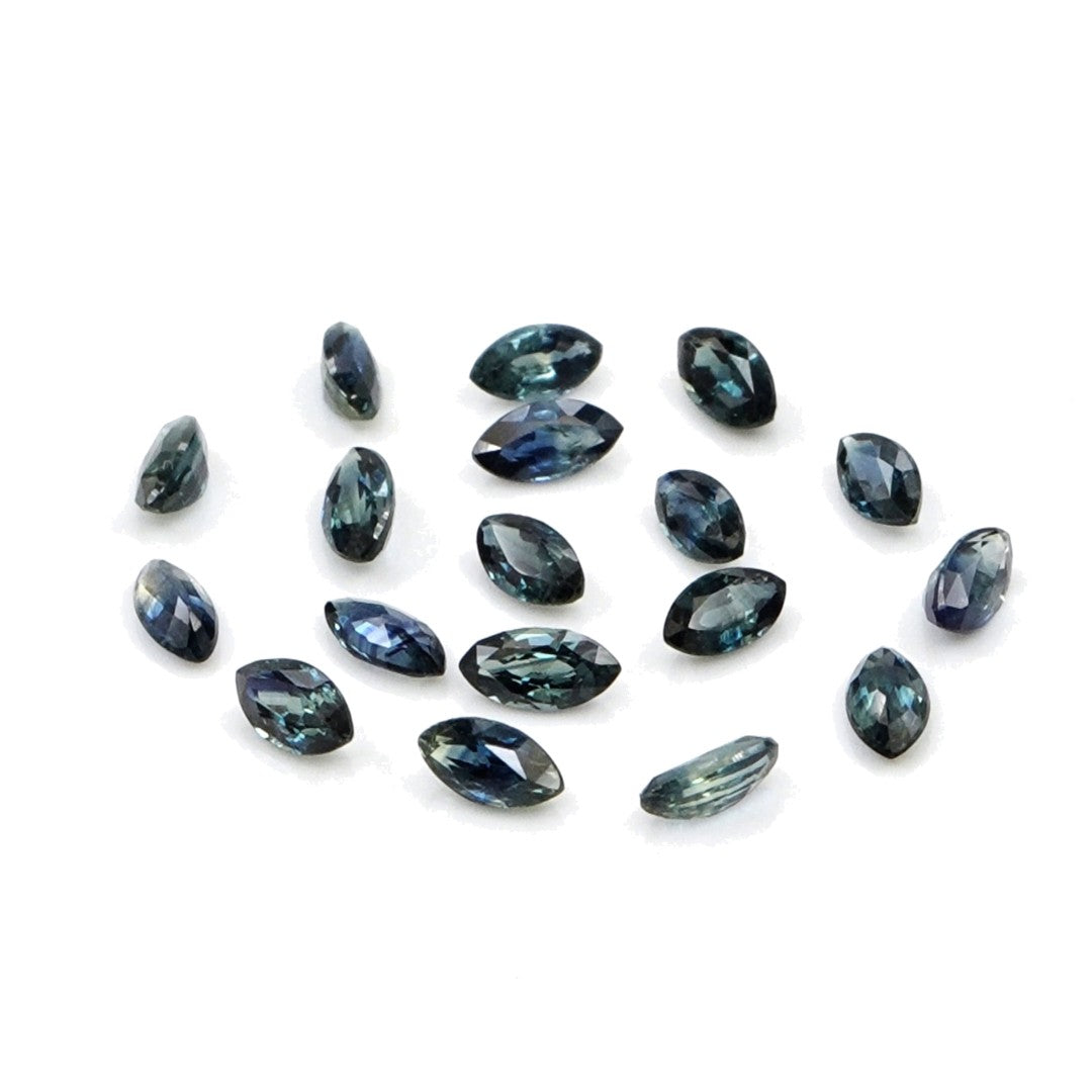 Natural Untreated Blue Sapphire Calibrated Marquise | 1.5x3mm & 2x4mm