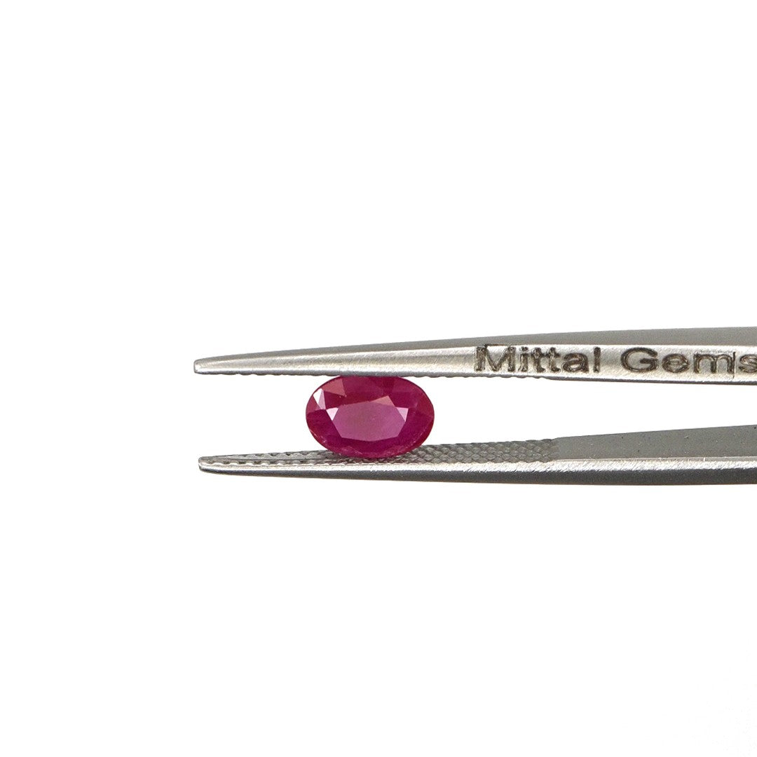 Natural Untreated Burma Ruby Calibrated Ovals | 5x7mm & 6x8mm