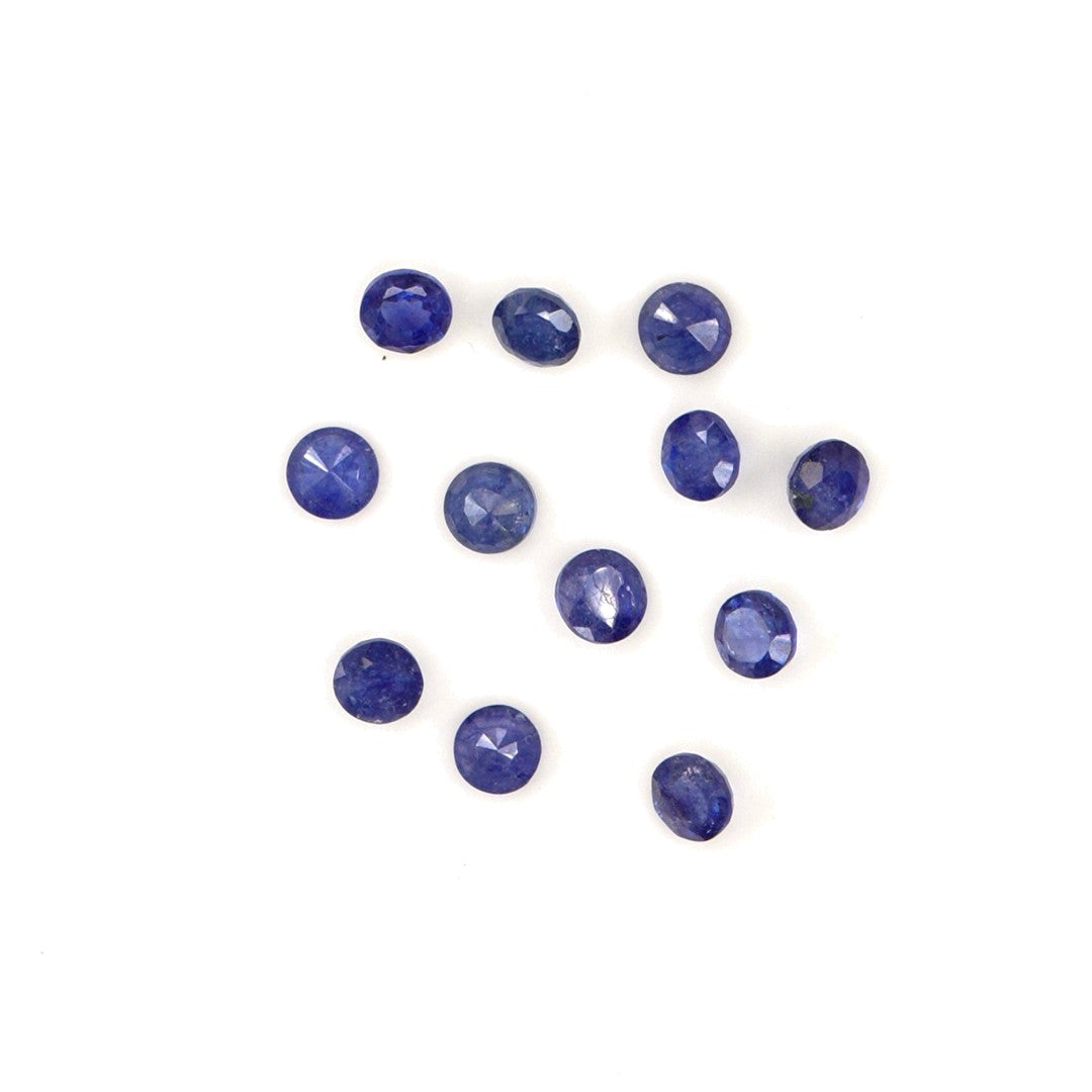 Natural Bangkok Blue Sapphire Calibrated Rounds | 3mm & 3.5mm