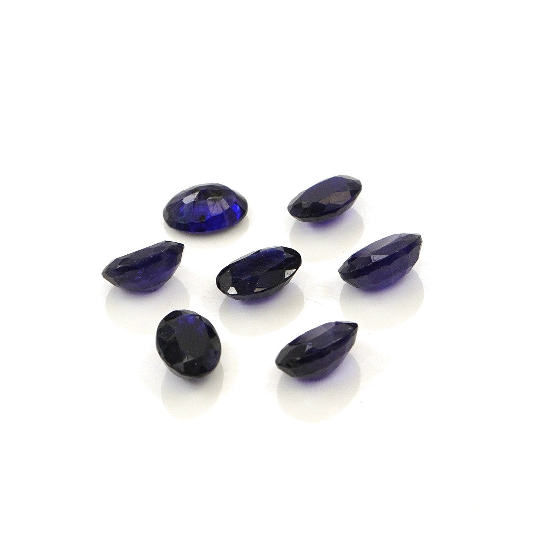 Natural Bangkok Blue Sapphire Calibrated Ovals | 5x7mm & 6x8mm
