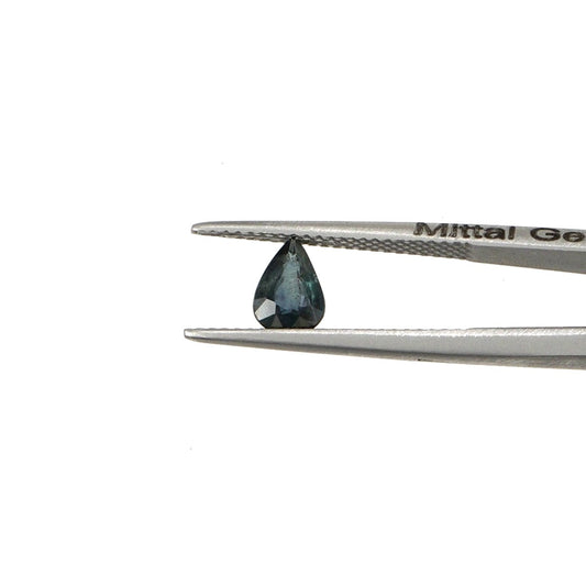 Natural Untreated Teal Sapphire Calibrated Pears | 5x7mm & 6x8mm