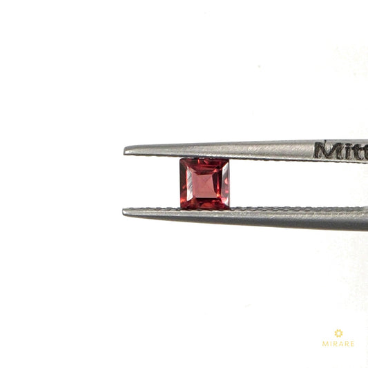 Natural Mozambique Garnet Calibrated Squares | 3mm & 3.5mm