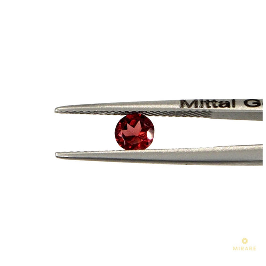 Natural Mozambique Garnet Calibrated Rounds | 3mm & 4mm