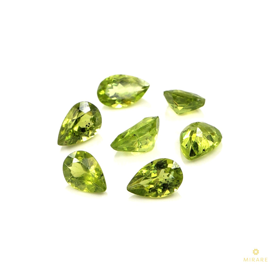 Natural Peridot Calibrated Pears | 7x9mm & 8x10mm