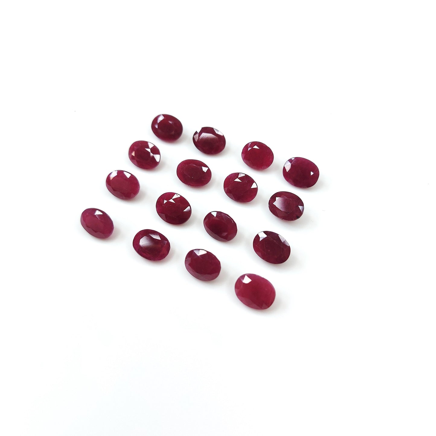 Natural Untreated African Ruby Calibrated Ovals | 3cts, 5cts, 6cts & 7cts