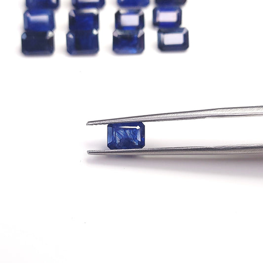 Natural Bangkok Blue Sapphire Calibrated Octagons | 3x5mm - 8x10mm