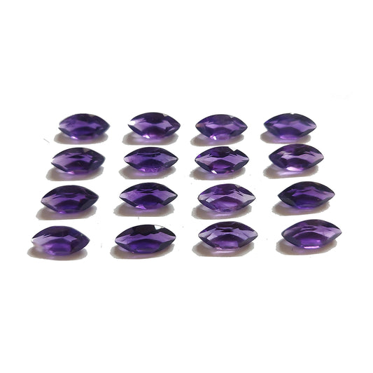 Natural Amethyst Calibrated Marquises | Top Quality