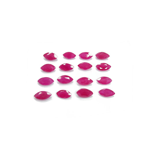 100% Natural Ruby Heated Calibrated Marquises