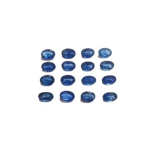 Natural Heated Blue Sapphire Calibrated Ovals