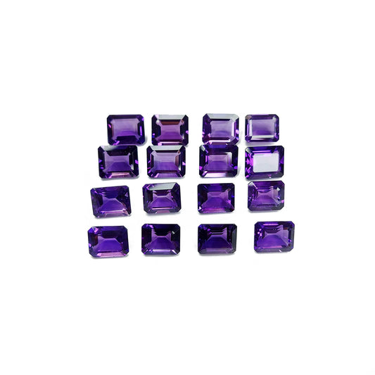 Natural African Amethyst Calibrated Octagons | AAA Quality