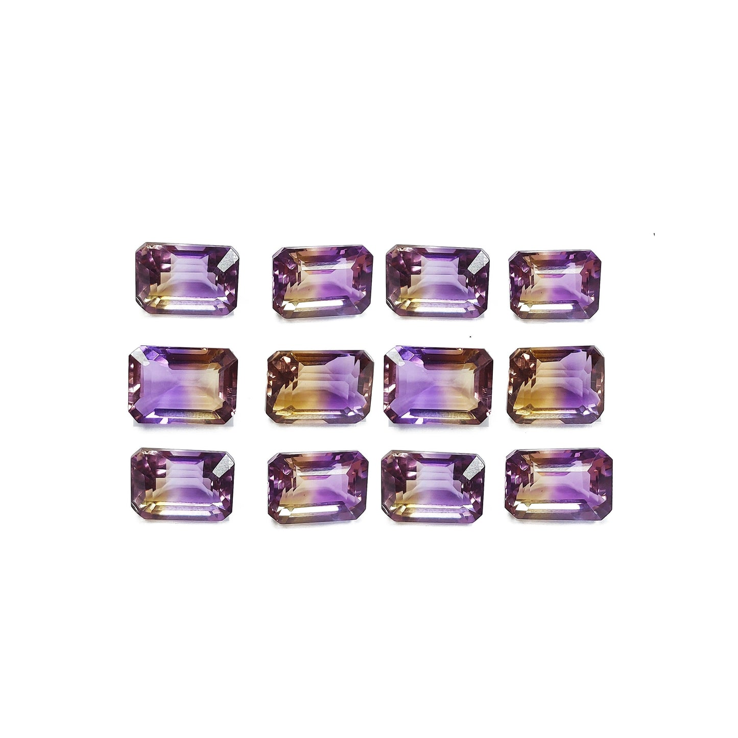 Natural Ametrine Calibrated Octagons, 10x14mm
