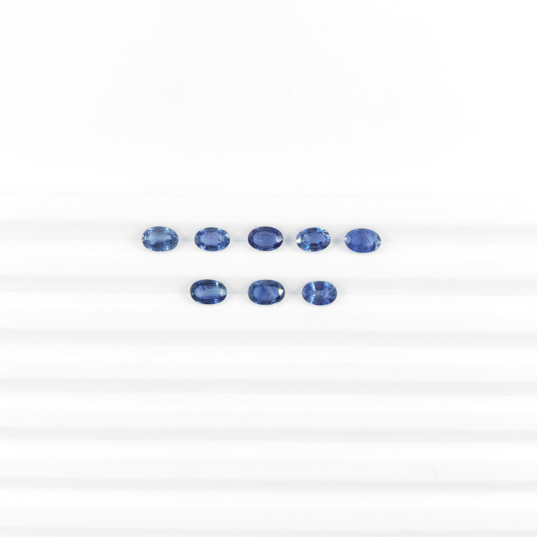 Natural Untreated Blue Sapphire Calibrated Ovals | 3x5mm & 4x6mm