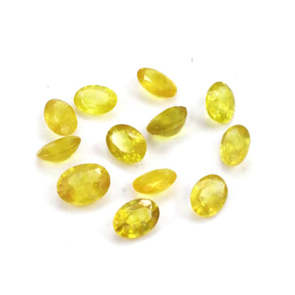 Natural Bangkok Calibrated Yellow Sapphire Ovals | 5x7mm & 6x8mm