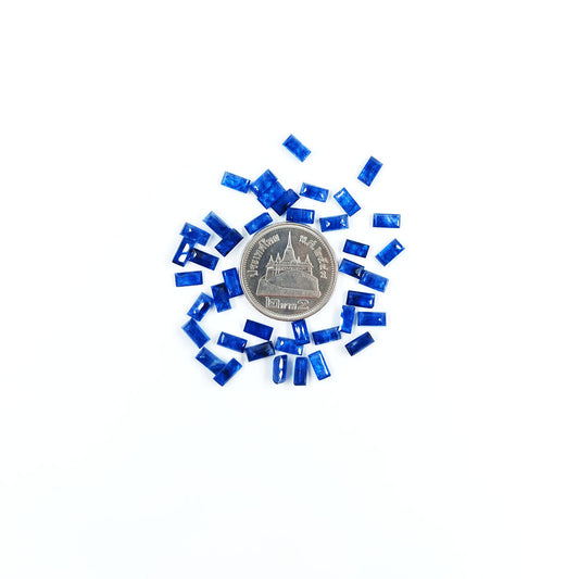 Natural Bangkok Sapphire Calibrated Baguettes 3x6mm