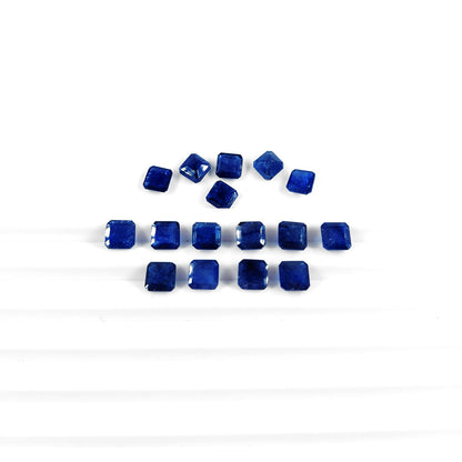 Natural  Bangkok Blue Sapphire Calibrated Squares Octagons | 5mm & 6mm