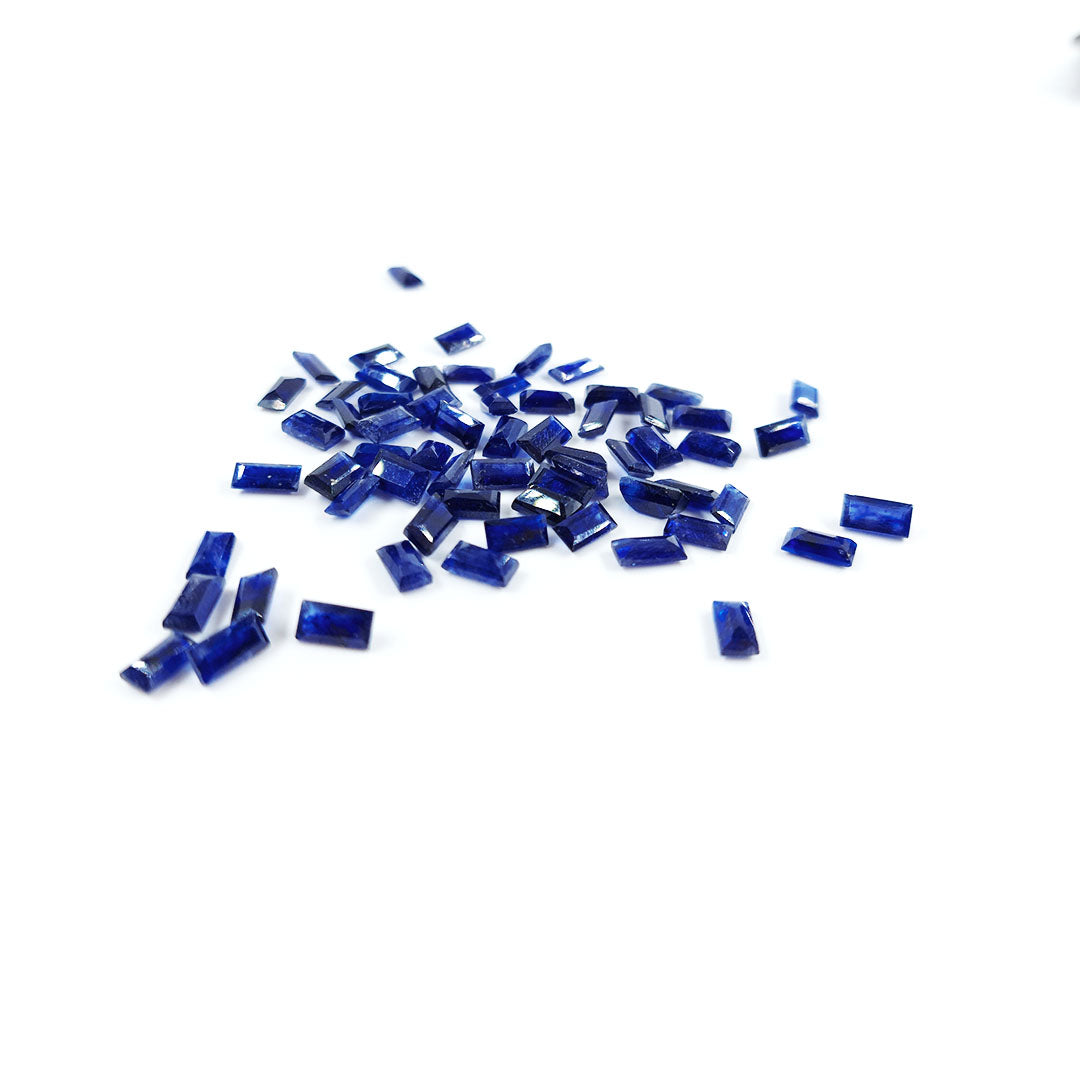 Natural Bangkok Sapphire Calibrated Baguettes 3x6mm