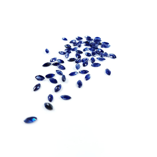 Natural Bangkok Blue Sapphire Calibrated Marquise | 2.5X5mm & 3X6mm