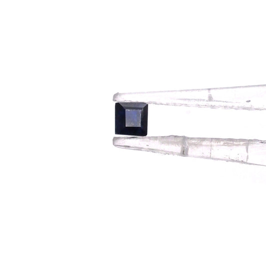 Natural Untreated Blue Sapphire Calibrated Squares | 3mm & 4mm