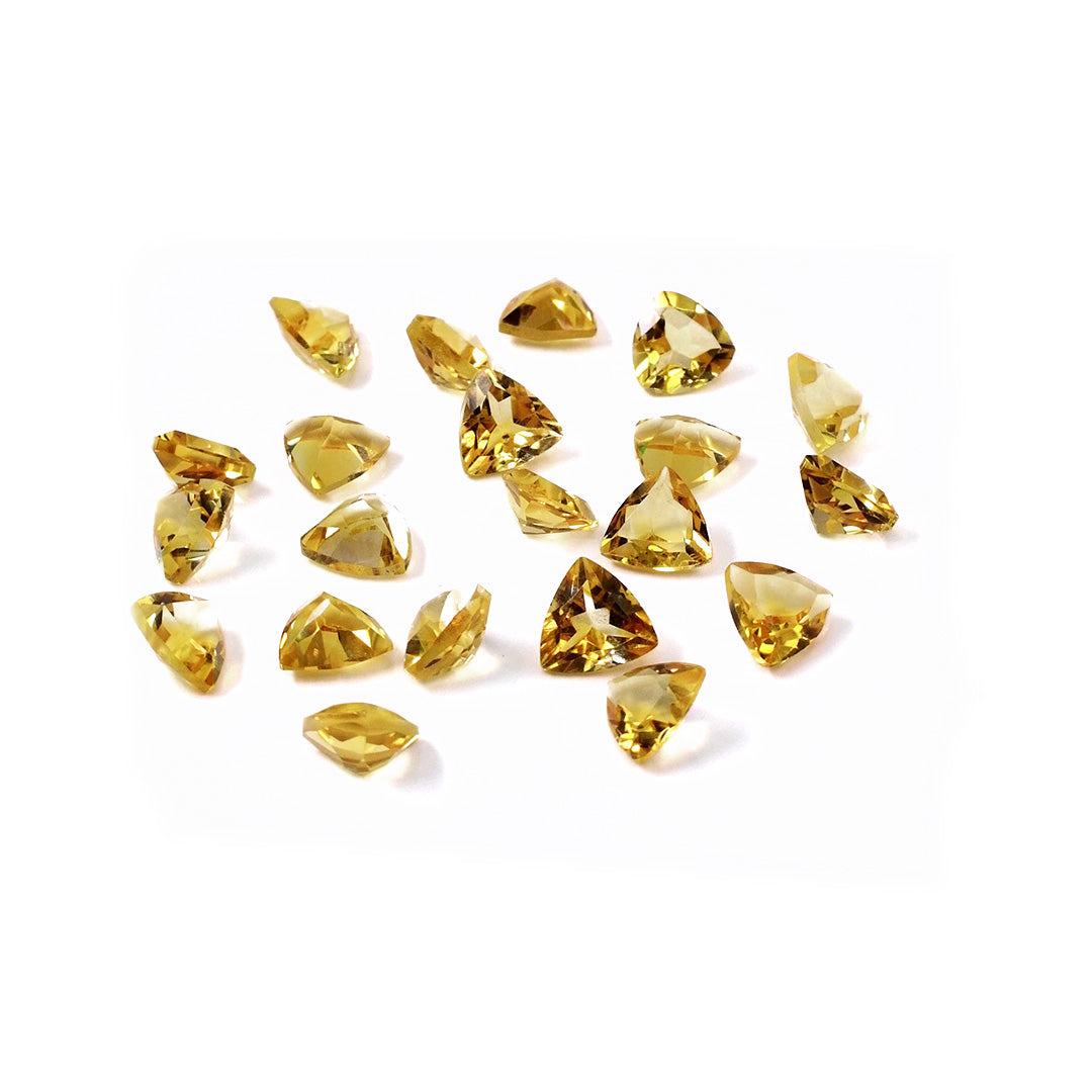 Natural Citrine Calibrated Trillions | 5mm & 6mm