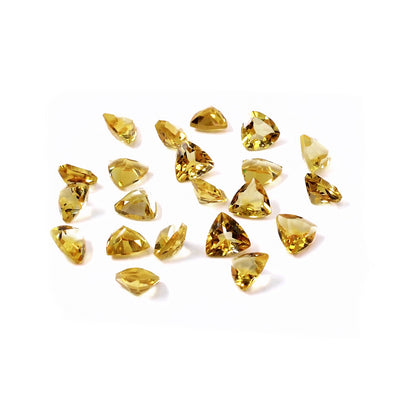 Natural Citrine Calibrated Trillions | 5mm & 6mm