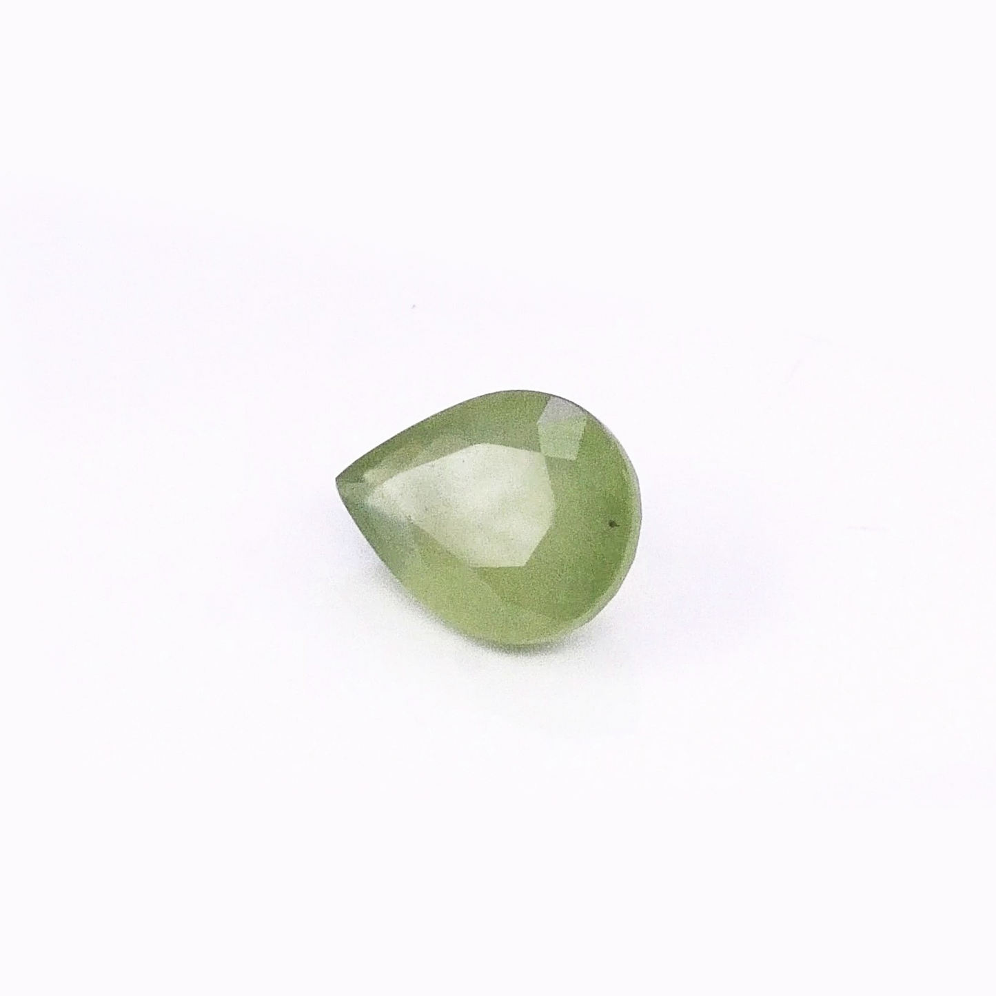 Natural Bangkok Green Sapphire Pear 4.97cts