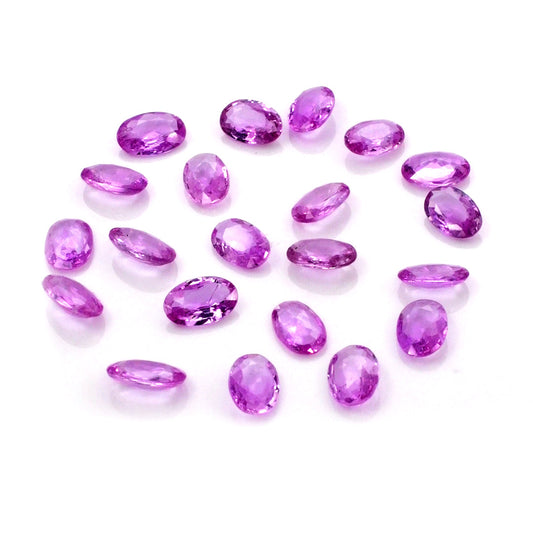 Natural Untreated Pink Sapphire Calibrated Ovals | 3x5mm & 4x6mm
