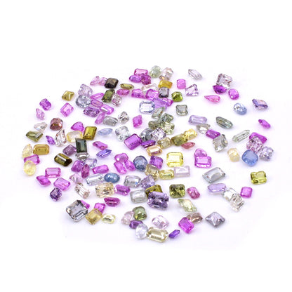Natural Unheated & Untreated Multi Sapphire Mix-Shape Gemstones