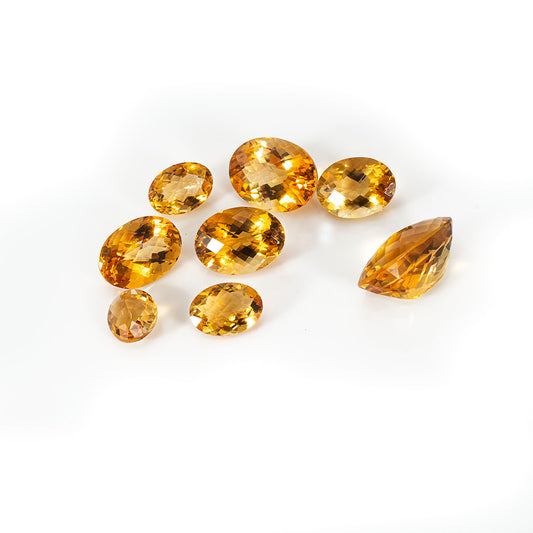 Natural Citrine Calibrated Ovals | 9x11mm & 10x12mm