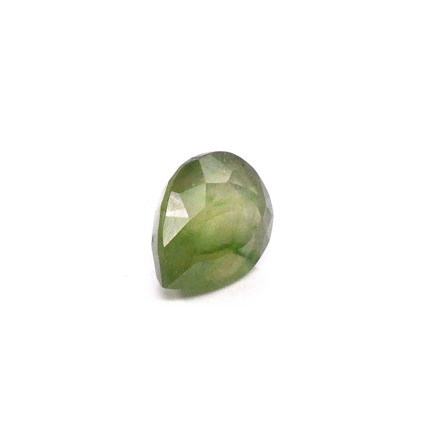 Natural Bangkok Green Sapphire Pear 6cts