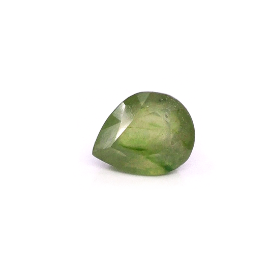 Natural Bangkok Green Sapphire Pear 6cts