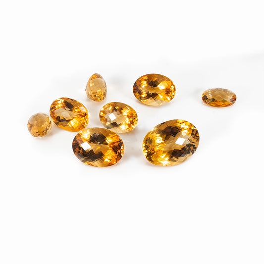 Natural Citrine Calibrated Ovals | 5x7mm & 6x8mm