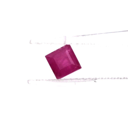 Natural African Untreated Calibrated Ruby Square | 5mm & 6mm