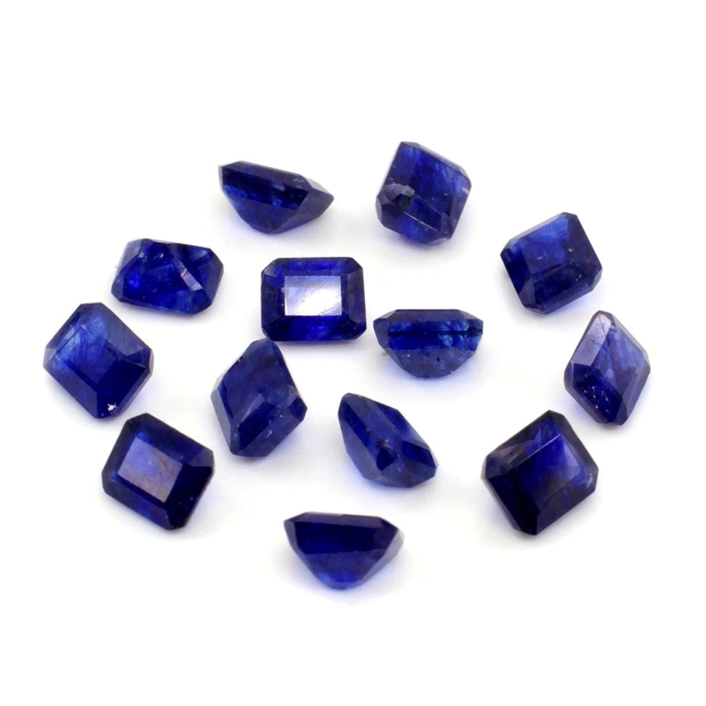 Natural Bangkok Blue Sapphire Calibrated Octagons | 7x8mm & 8x9mm