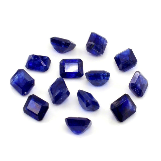 Natural Bangkok Blue Sapphire Calibrated Octagons | 7x8mm & 8x9mm