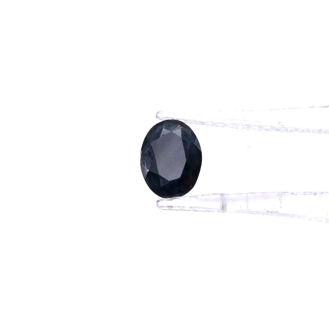 Natural Untreated Black Sapphire Calibrated Ovals | 5x7mm & 6x8mm