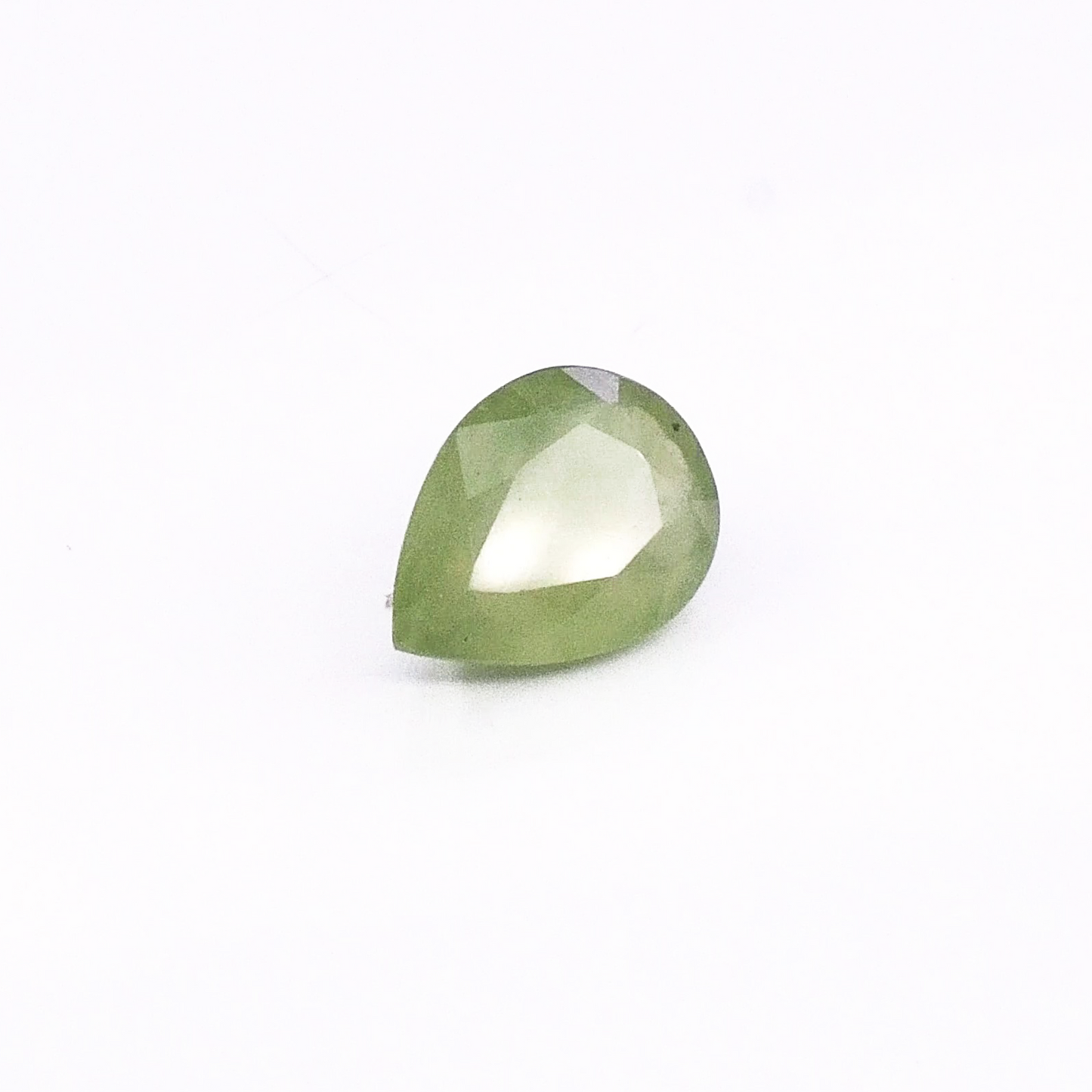Natural Bangkok Green Sapphire Pear 4.97cts