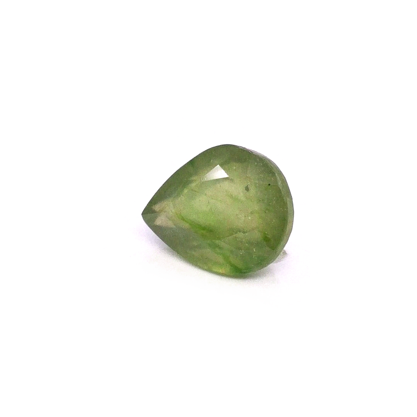 Natural Bangkok Green Sapphire Pear 6cts