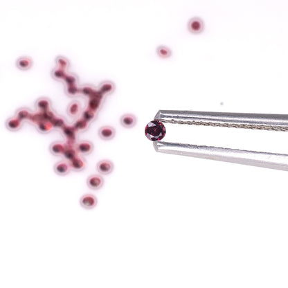 Natural Garnet Calibrated Rounds | 1.5mm & 2mm