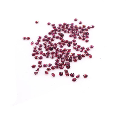 Natural Garnet Calibrated Rounds | 1.5mm & 2mm
