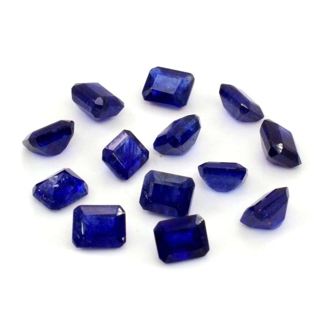 Natural Bangkok Blue Sapphire Calibrated Octagons | 7x8mm & 8x9mm