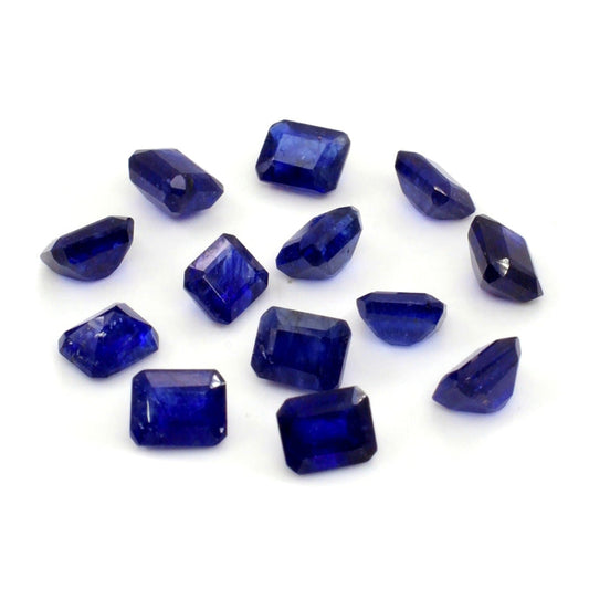 Natural Bangkok Blue Sapphire Calibrated Octagons | 7x8mm & 8x9mm