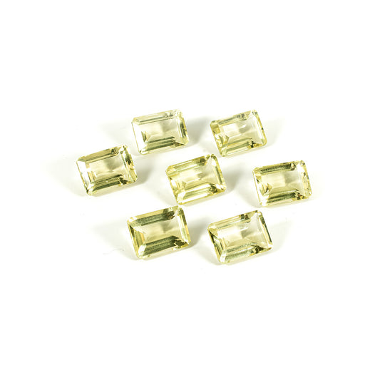 Natural Lemon Quartz Calibrated Octagons | 12x16mm & 13x18mm