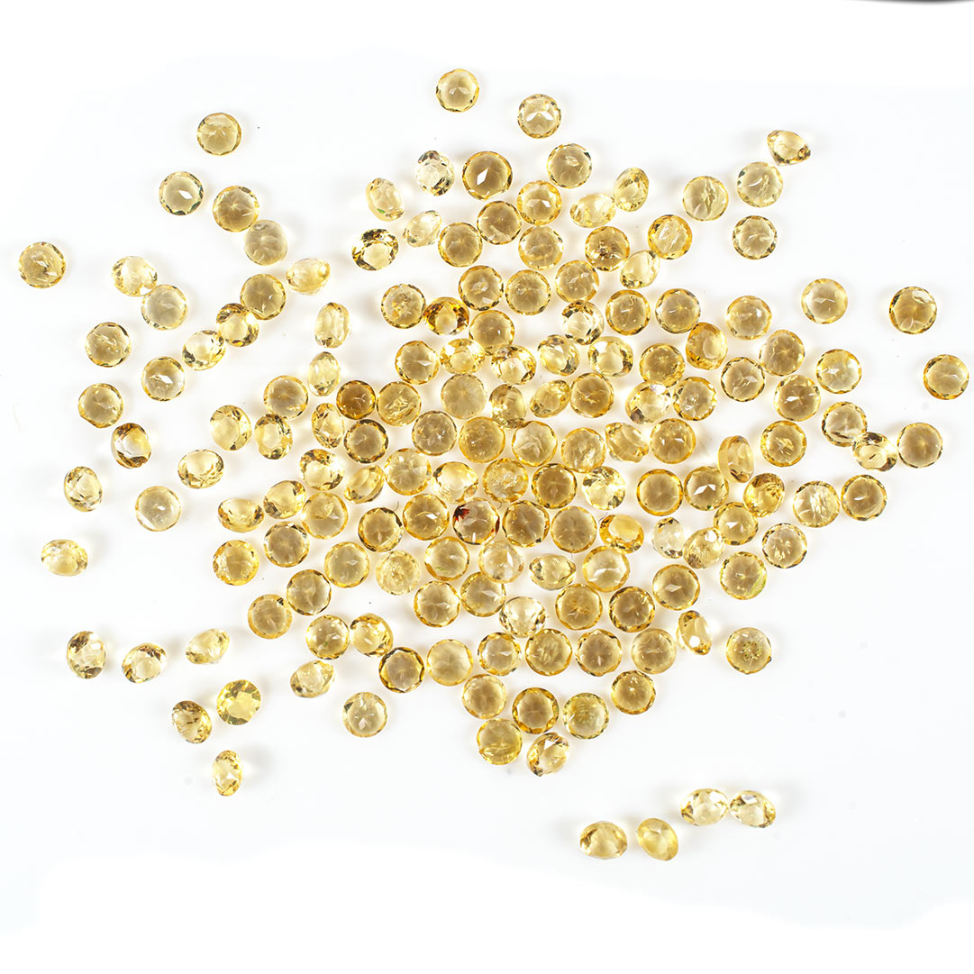 Natural Citrine Calibrated Rounds | 1.5mm & 2mm