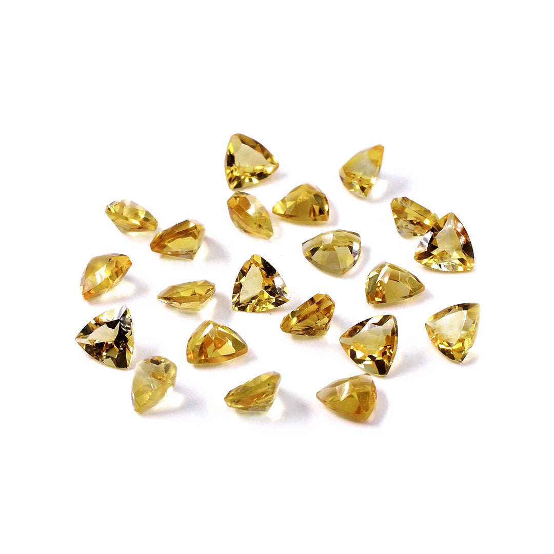 Natural Citrine Calibrated Trillions | 5mm & 6mm